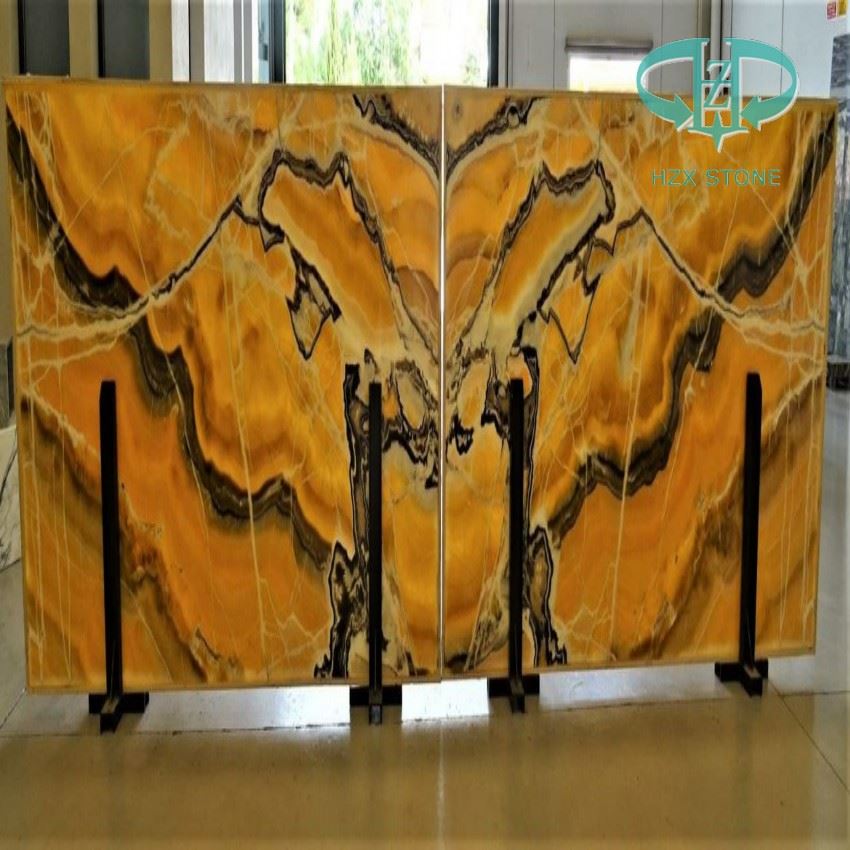 Yellow Onyx Stone Slabs