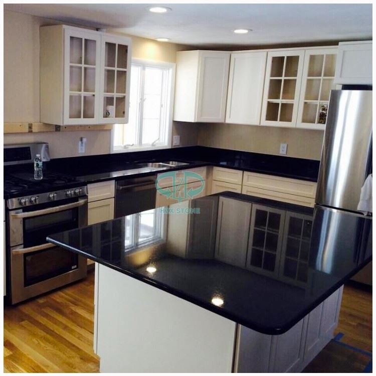 Indian Absolute Black Granite Countertops