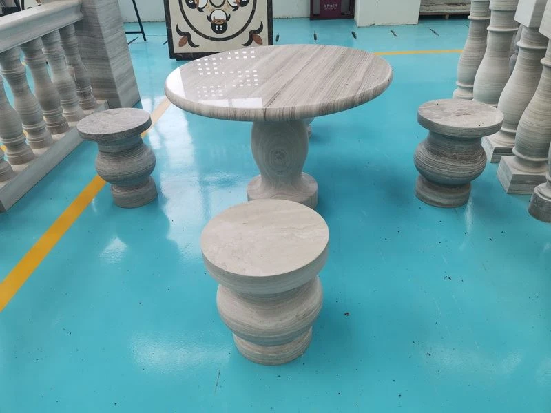 White Wood Marble Round Toble and Chairs.jpg White Wood Marble Round Toble and Chairs.jpg
