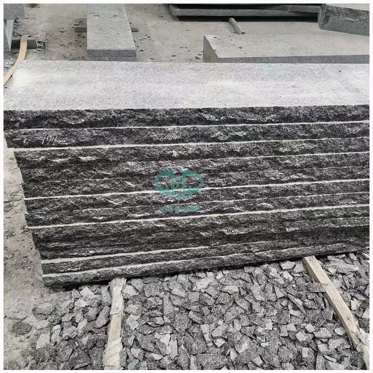 Angola Black Granite Outdoor Stairs
