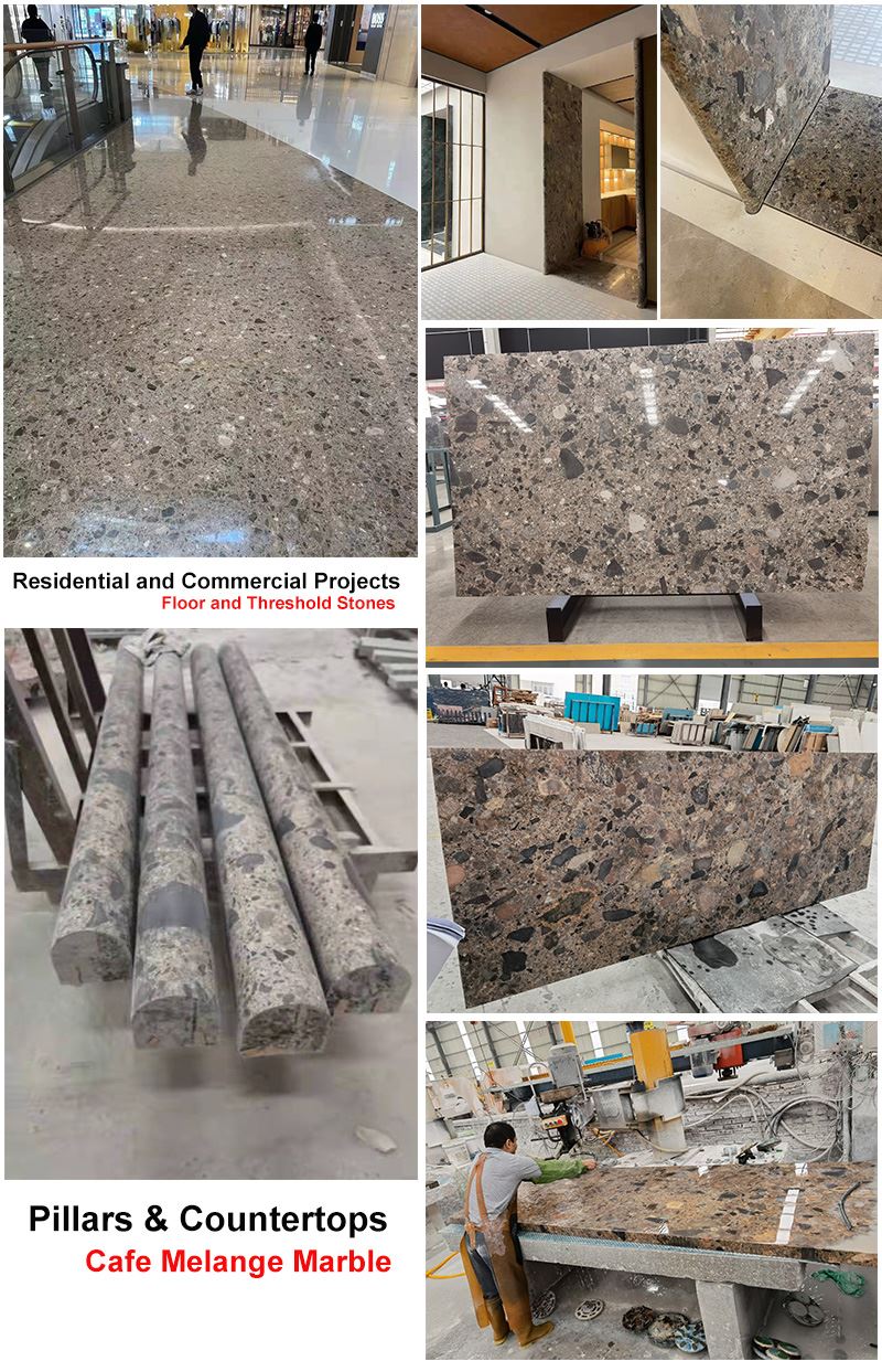 Cafe Melange Marble Tiles and Countertop Products Series Cafe Melange Marble Tiles and Countertop Products Series