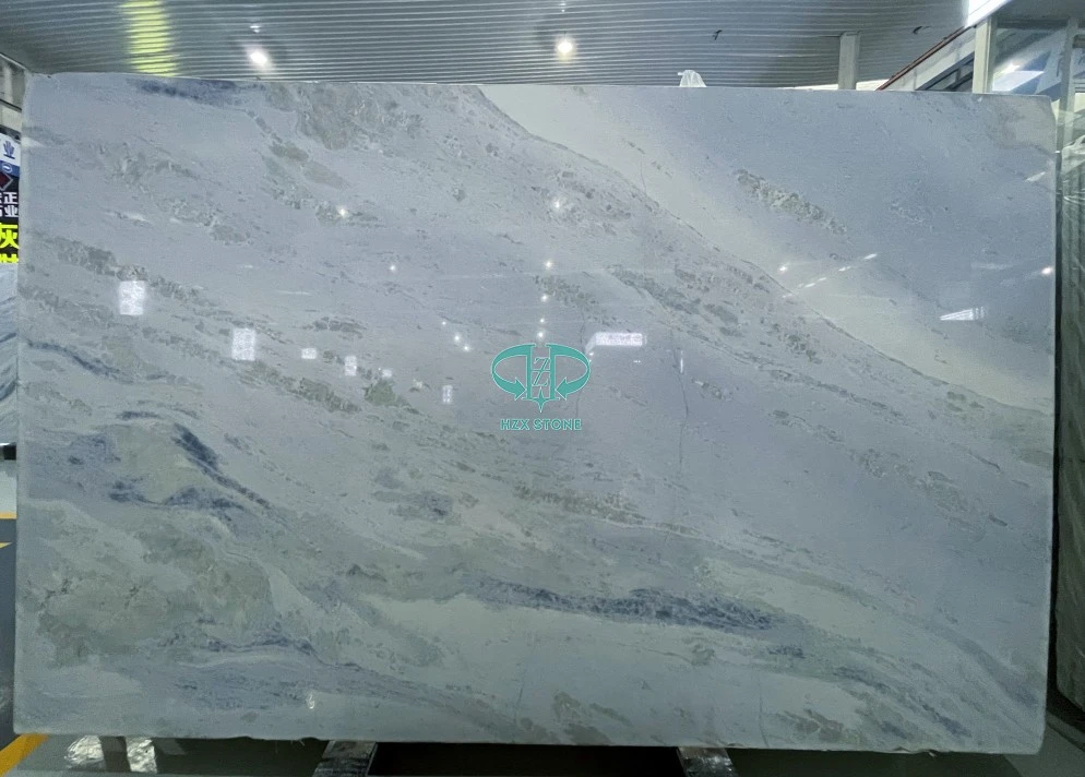 Dream Blue Marble slab for project