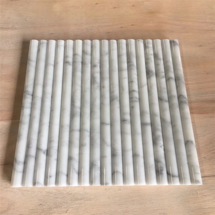 carrara white marble skirting
