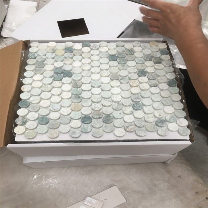 Herringbone Mosaic Wall Mosaic