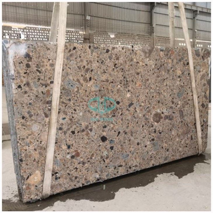 Exclusive Cafe Melange Brown Marble Slab