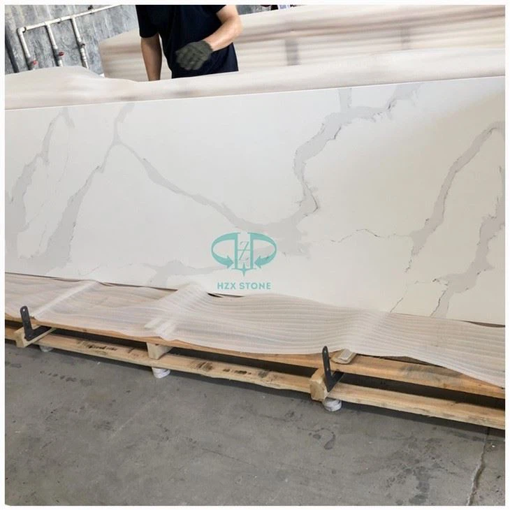 Calacatta White Quartz Island Tops