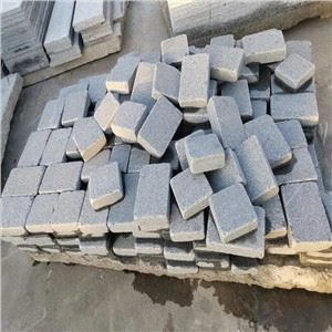 G654 Granit Abu-abu Gelap Jatuh Cobble