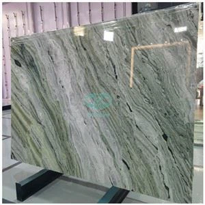 Jade Green Wood Vein Marble Slabs