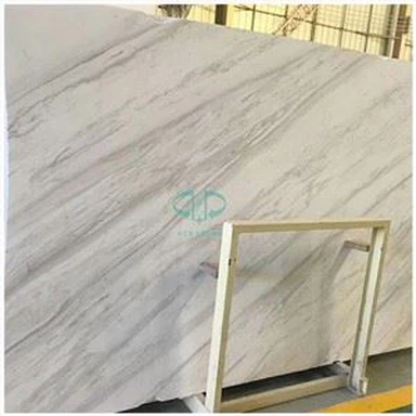 Lempengan Marmer Putih Volakas Alami