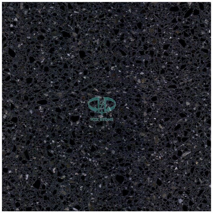 Precast Cement Base Black Terrazzo