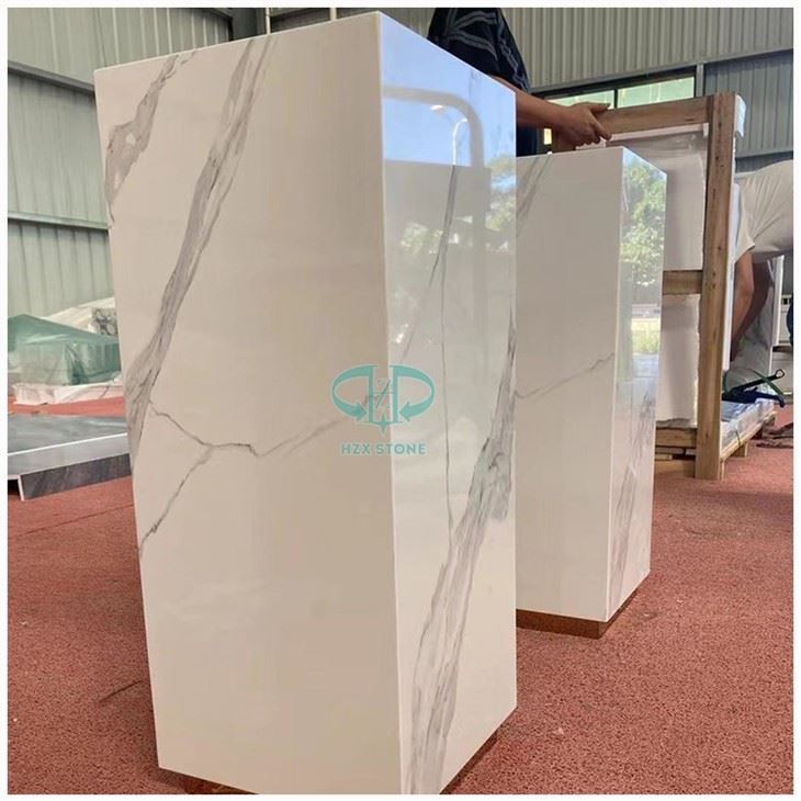 White Quartz Plinth
