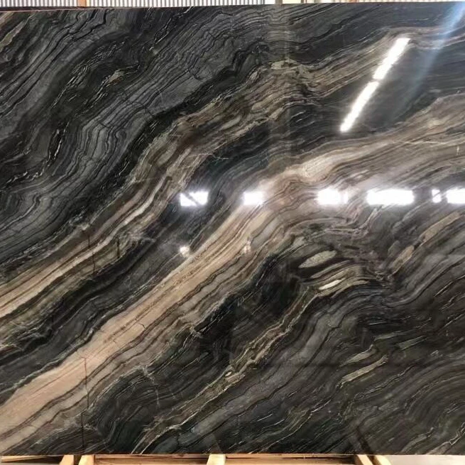 Marble Withgolden Antique Wood Grain
