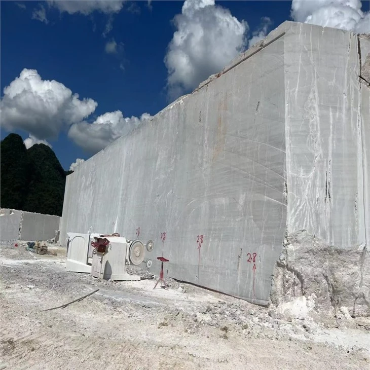 China White Travertine Slab