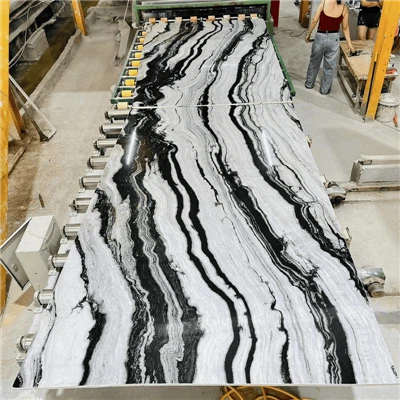 Inkstrokes of Elegance: Black and White Marble